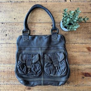 Gap - Vintage Leather - Brown Shoulder Bag